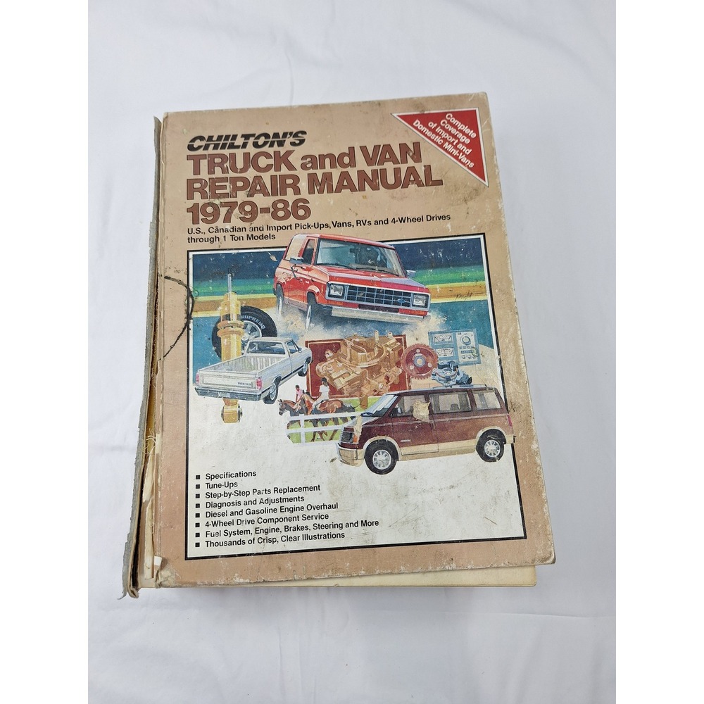 Chilton Truck and Van Repair Manual 1979-1986 Pickups Vans RVs Part 7655